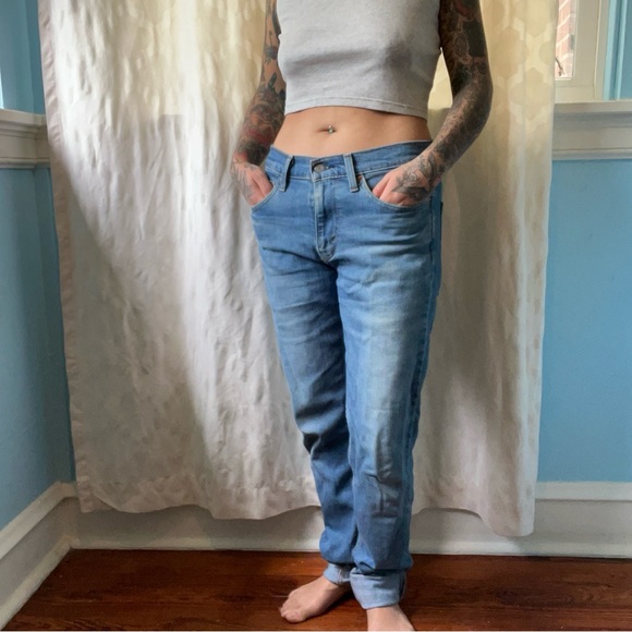 levi’s 511 light wash jeans size 31x34 - Picture 2 of 5